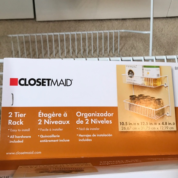 SOLD- Two ClosetMaid 2 tier racks - Picture 3 of 3